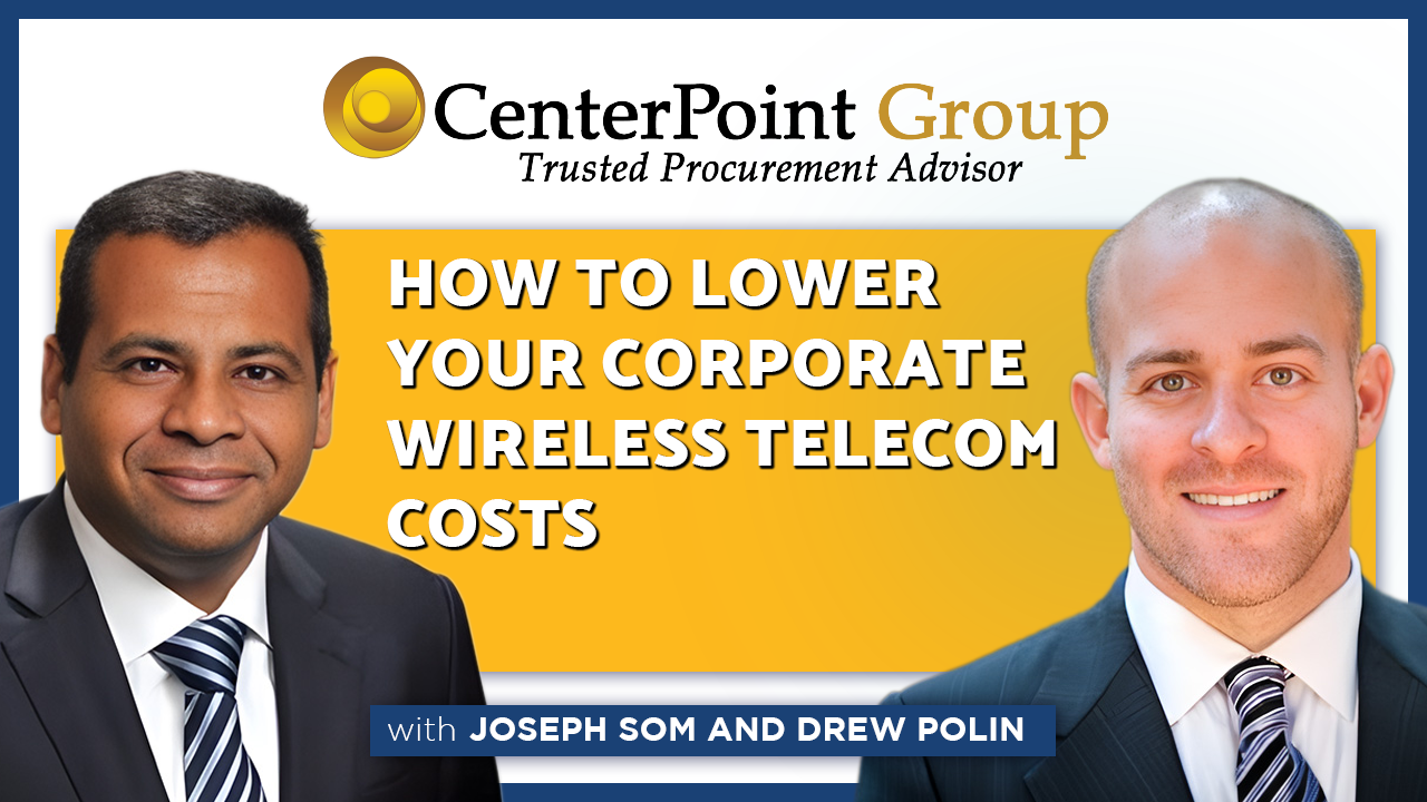 Thumbnail for YouTube video featuring procurement professionals.